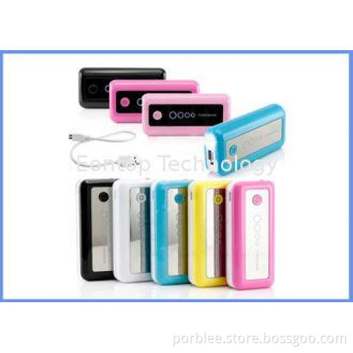 Cute 5 Volt output 18650 li-ion battery emergency power ban